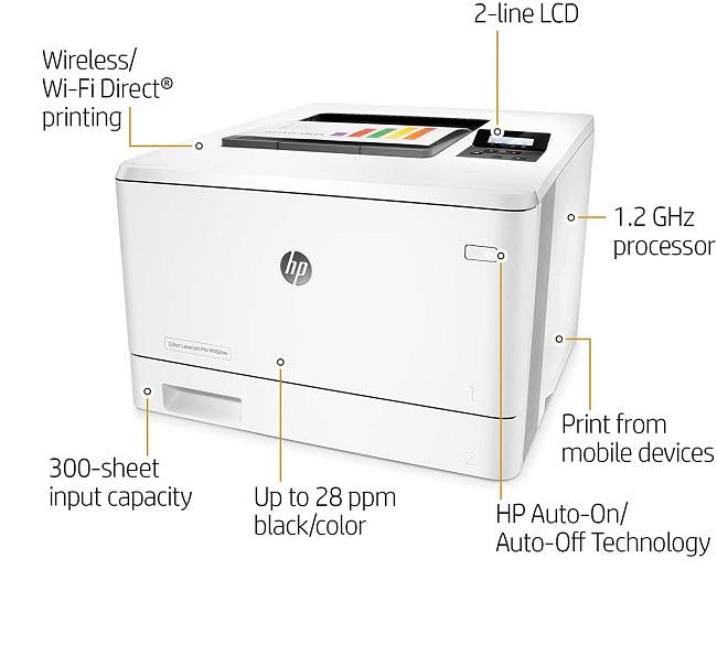 Máy IN HP Color LaserJet Pro M452NW Cao cấp, Giá rẻ
