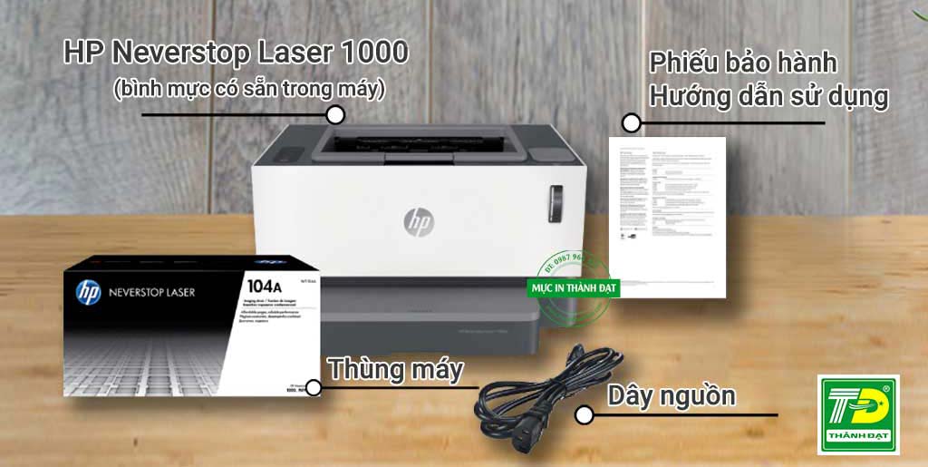 Máy in HP Neverstop Laser 1000a