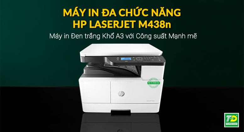 Máy in đa chức năng HP LaserJet M438n khổ A3 chính hãng