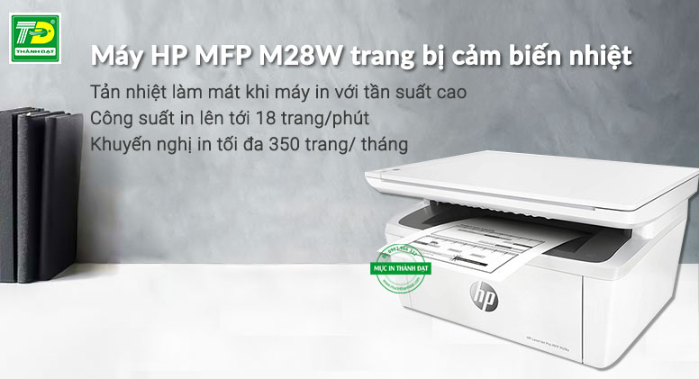Máy In HP LaserJet Pro MFP M28W